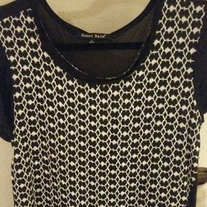 **SOLD** Graphic print top